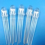 5pcs 5mm RGB 4 pin Red Green Blue LED Water Clear Common Anode